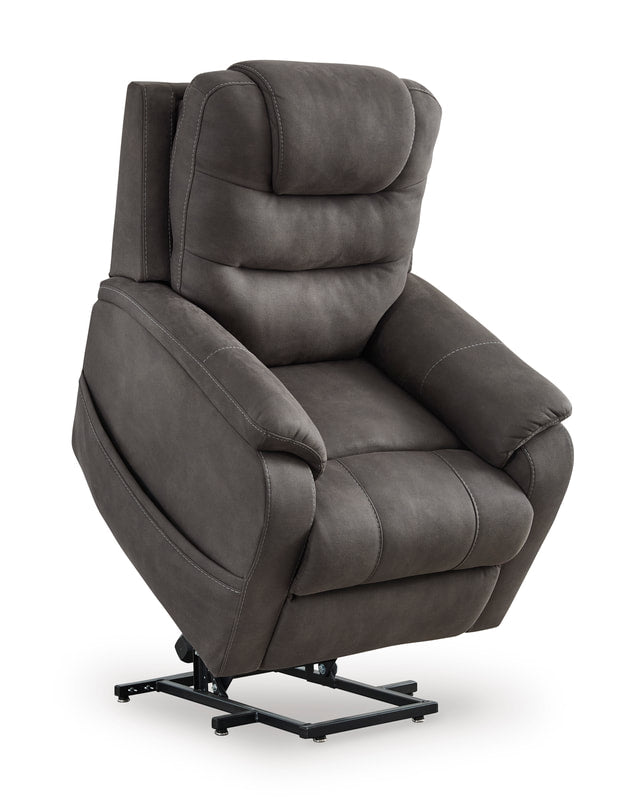 Ashley 1760912 Power Lift Recliner (HEATMASSAGE)