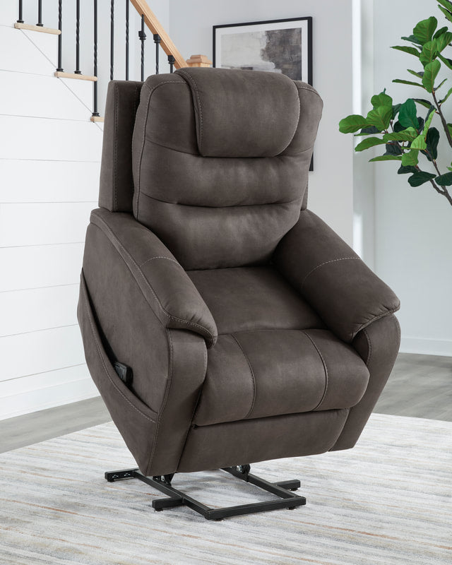 Ashley 1760912 Power Lift Recliner (HEATMASSAGE)