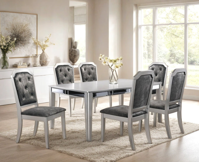 Travis Dining Table + 6 Chair Set