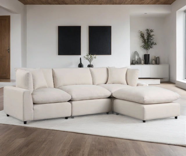 SKY SAND Linen Modular Sectional