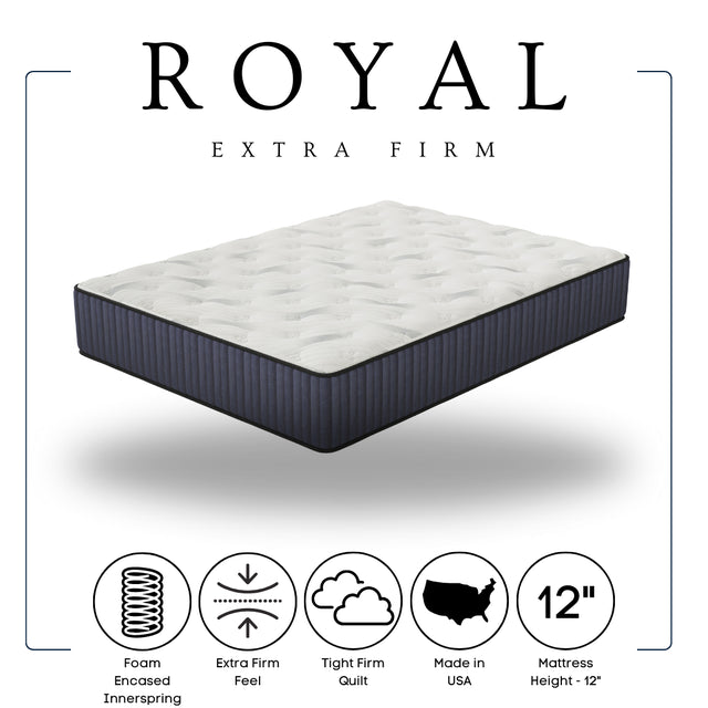 ROYAL COMFORT FIRM 12" HYBRID - Twin, Full, Queen, King