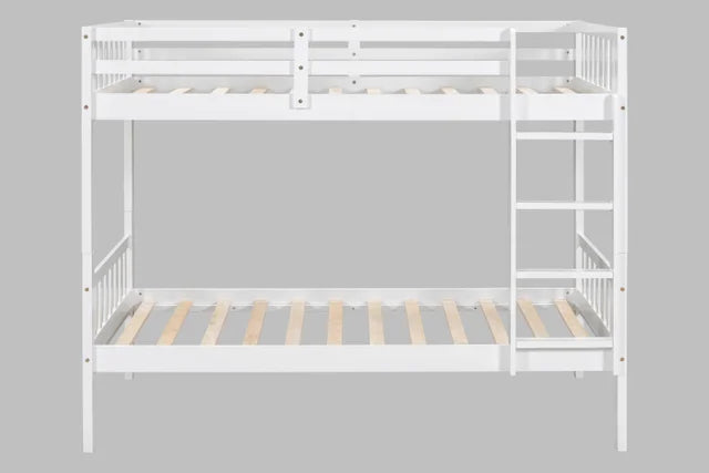BB11 Twin/Twin Bunk Bed White