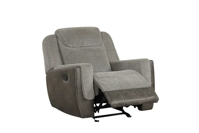 LISA - Gray 3pc Reclining Set