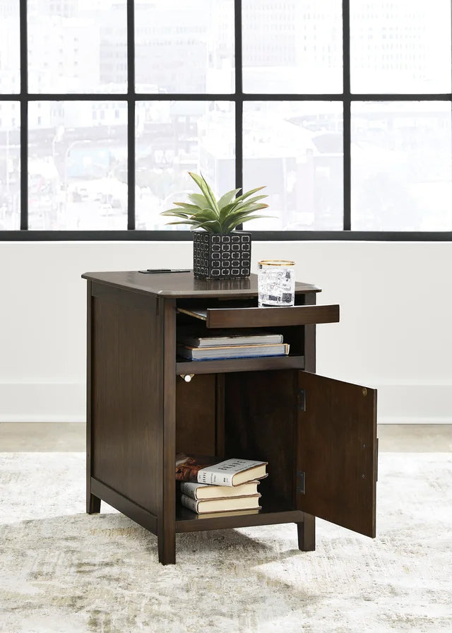 T310-217 Side End Table (USB Ports/Power Outlet)