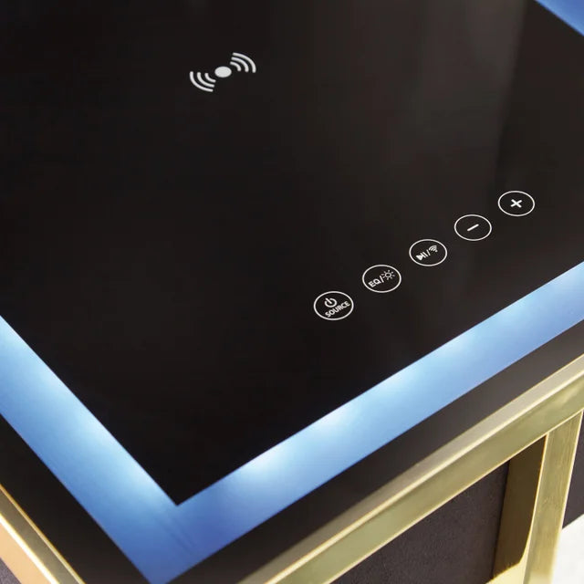 A4000681 - Accent Table w/Speaker (LED Light/USB Ports)