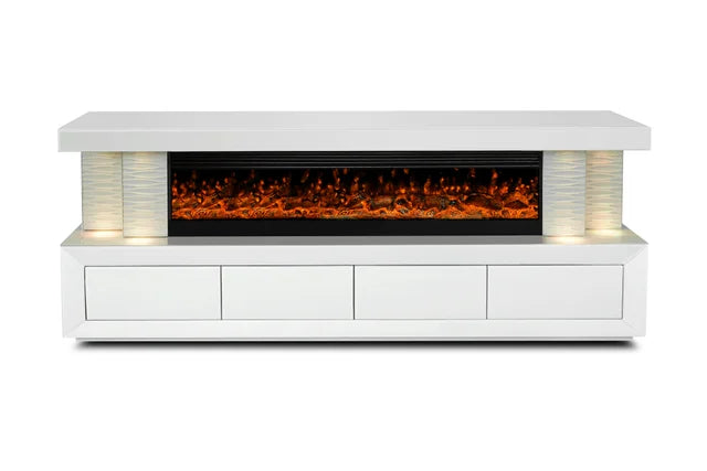 A97 TV STAND W/FIREPLACE