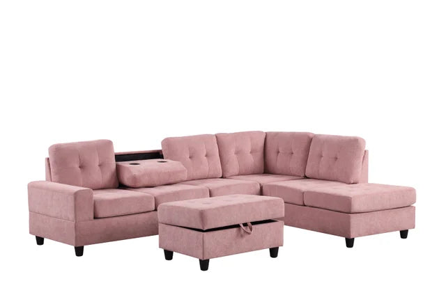 46Heights Reversible Sectional + Ottoman