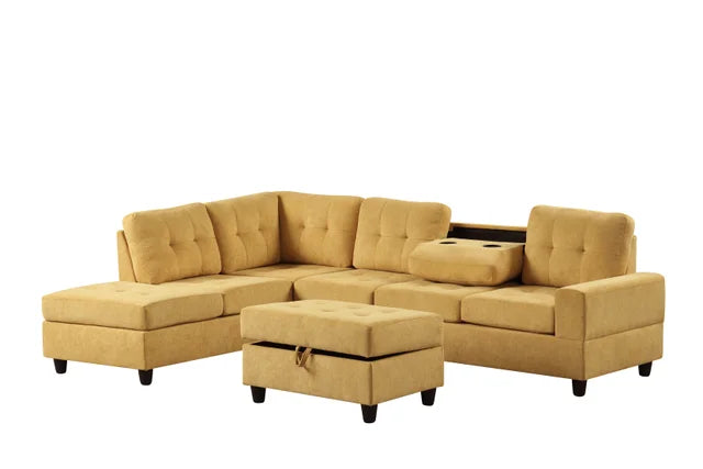 47Heights Reversible Sectional + Ottoman