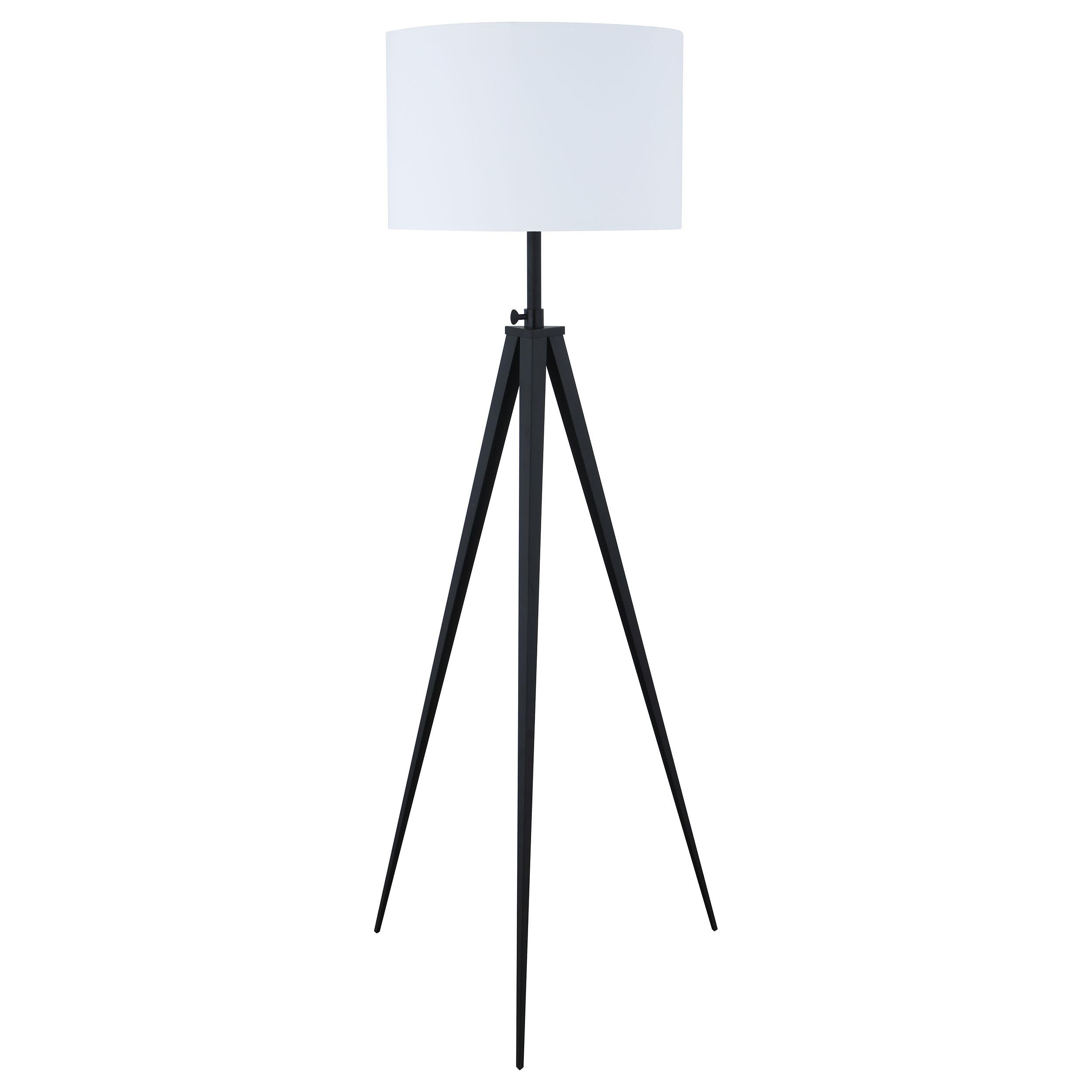 Harrington Tripod Legs Floor Lamp White and Black image