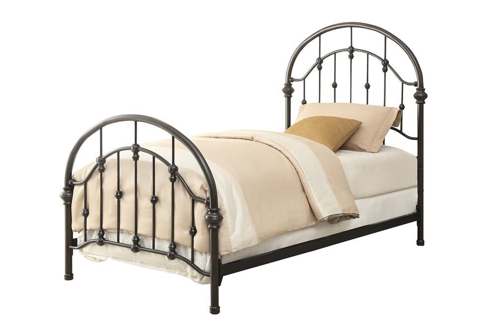 Rowan Twin Bed Dark Bronze