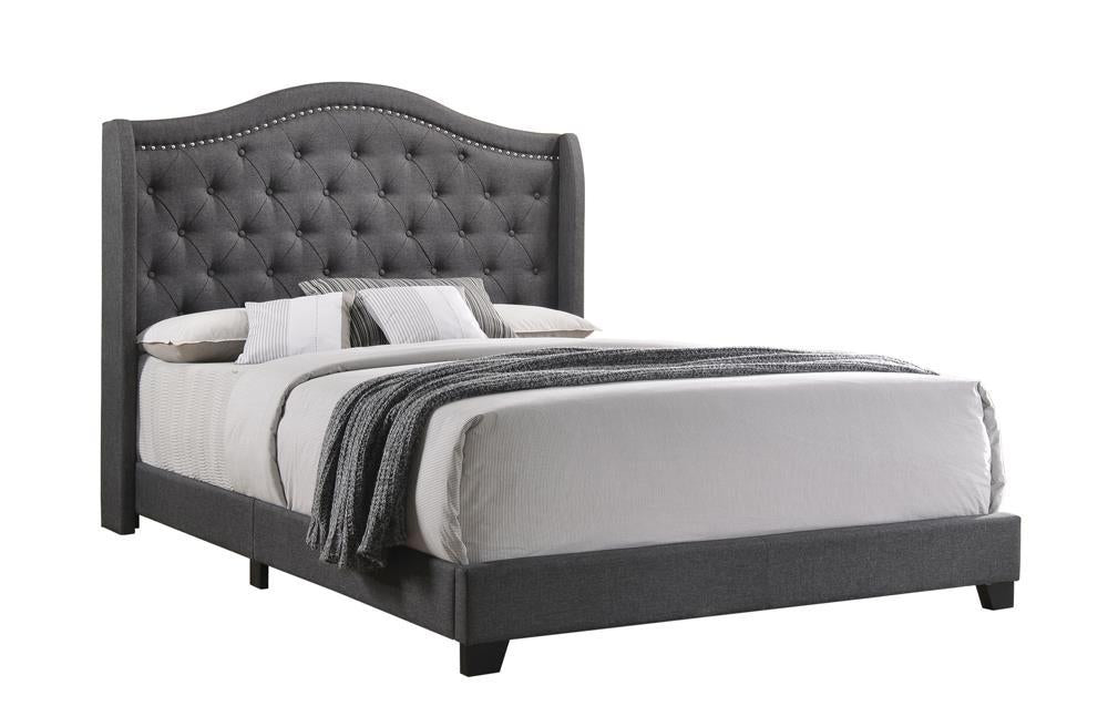 Sonoma Camel Back Full Bed Grey