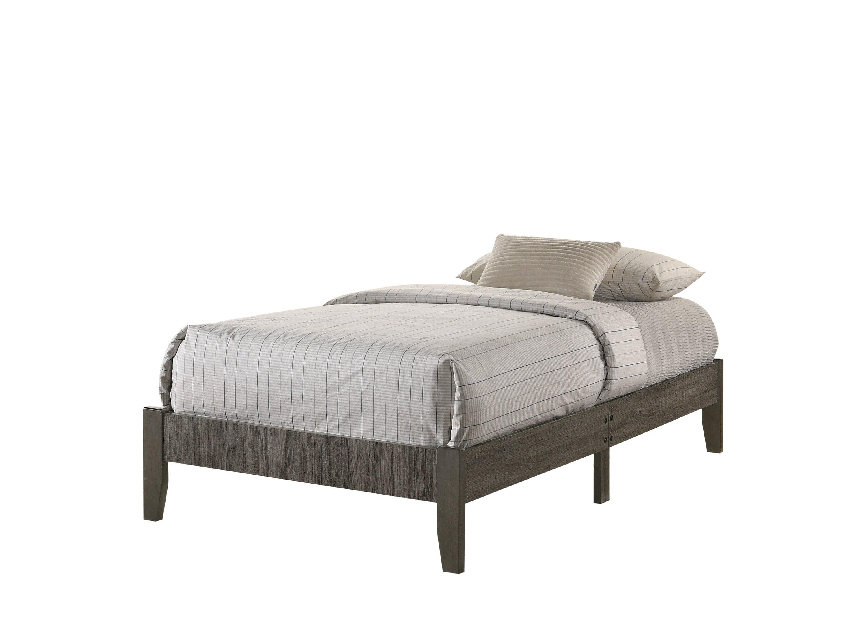 SKYLER T. PLATFORM BED ONE BOX GREY image