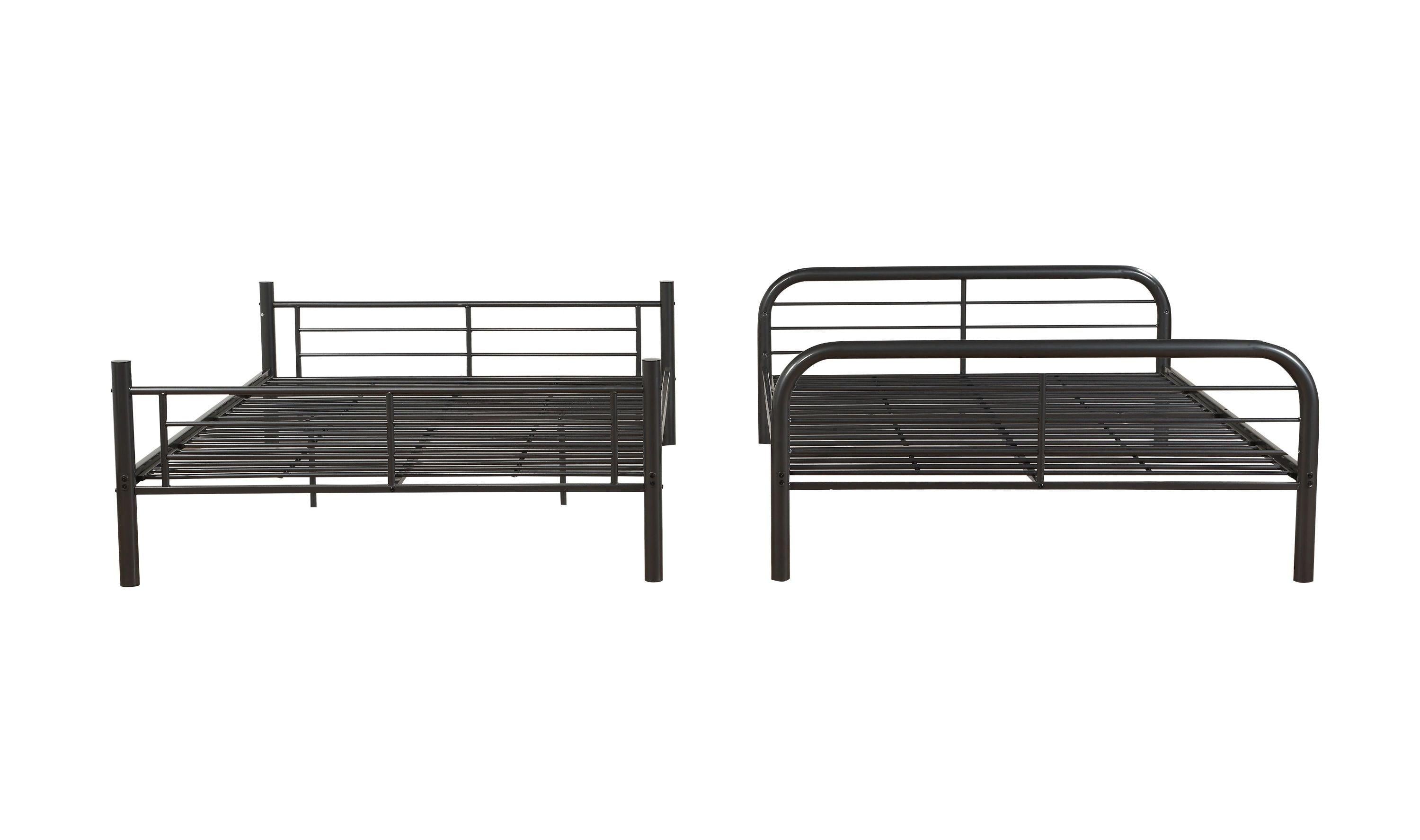 ACME Bristol Full over Full Metal Bunk Bed - Gunmetal