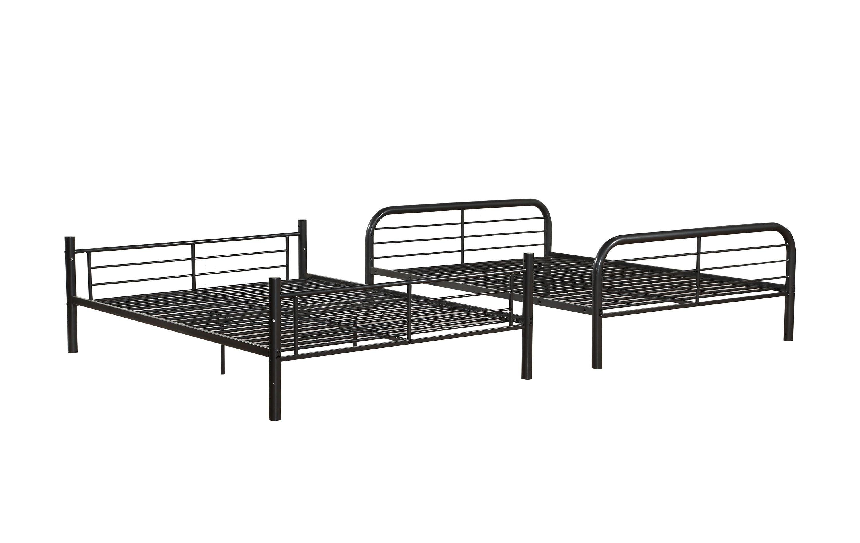 ACME Bristol Full over Full Metal Bunk Bed - Gunmetal