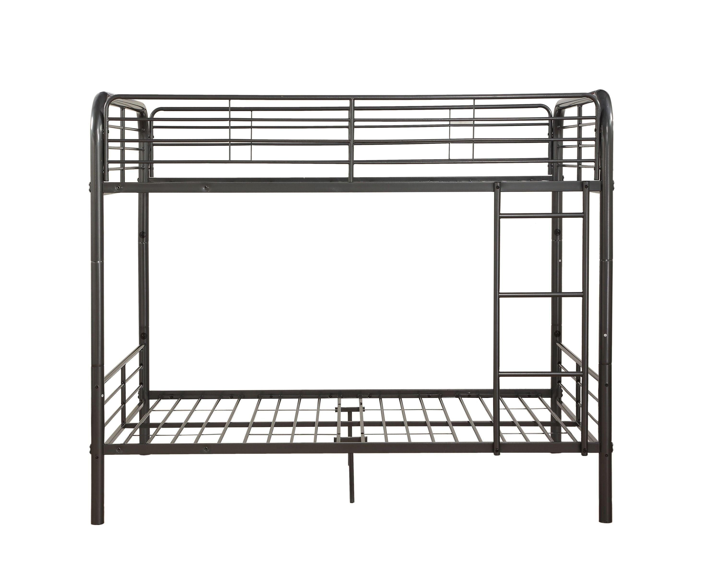 ACME Bristol Full over Full Metal Bunk Bed - Gunmetal