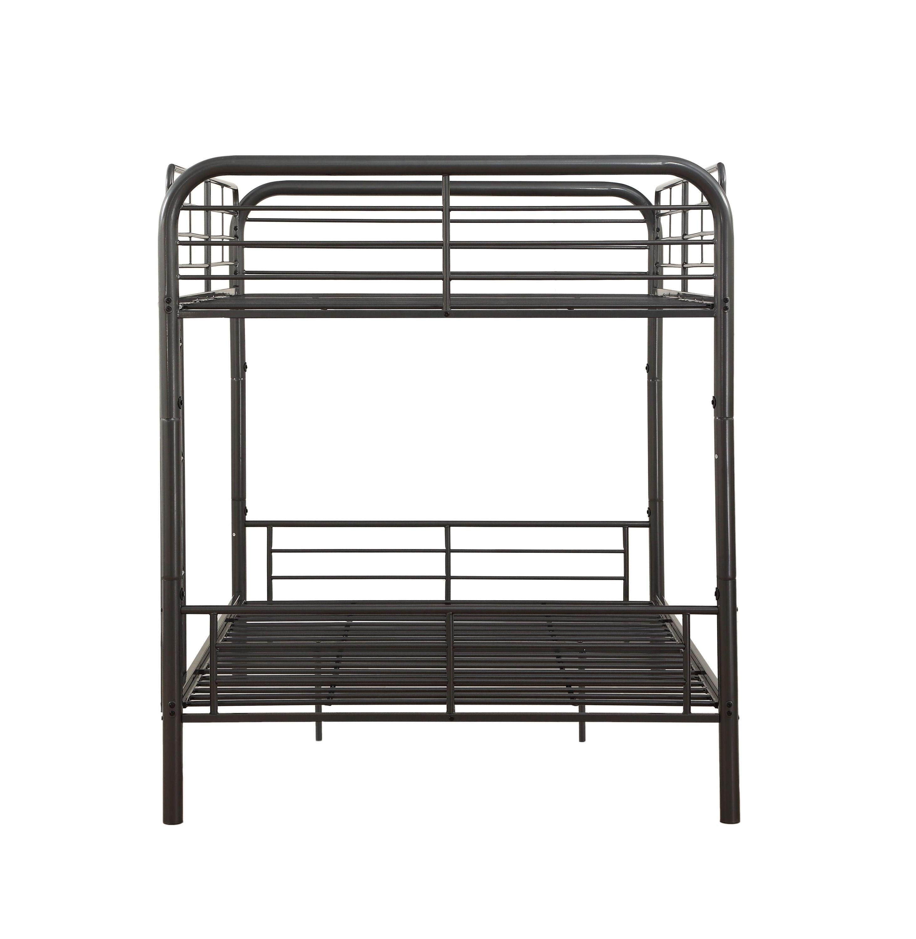 ACME Bristol Full over Full Metal Bunk Bed - Gunmetal