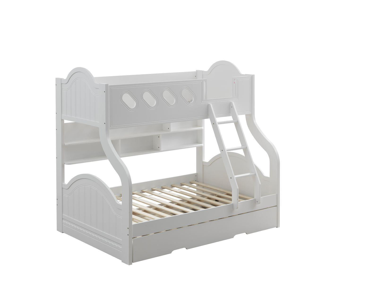 ACME Grover Twin over Full Bunk Bed withStorage - White