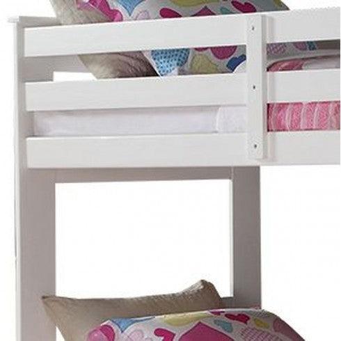 ACME Allentown Twin over Twin Bunk Bed withStorage - White