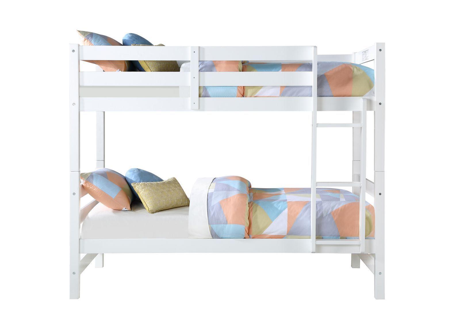 ACME Ronnie Twin over Twin Bunk Bed - White