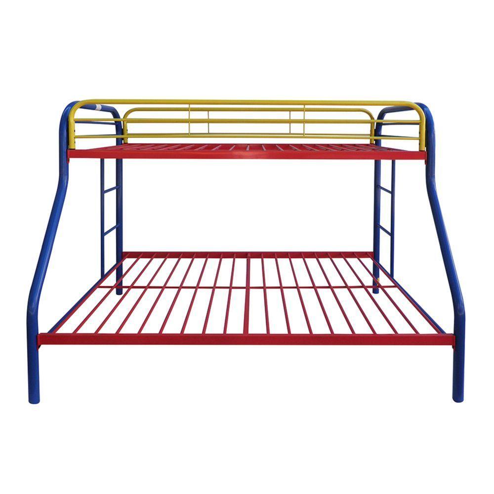 ACME Tritan Twin over Full Metal Bunk Bed - Rainbow