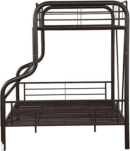 ACME Cairo Twin over Full Metal Bunk Bed - Sandy Black