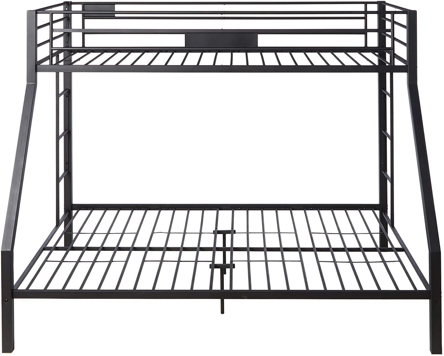 ACME Limbra Twin XL over Queen Metal Bunk Bed - Sandy Black