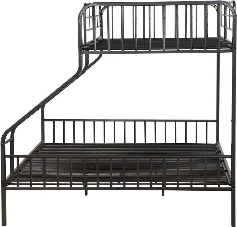 ACME Caius Twin XL over Queen Metal Bunk Bed - Gunmetal