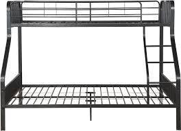 ACME Caius Twin XL over Queen Metal Bunk Bed - Gunmetal