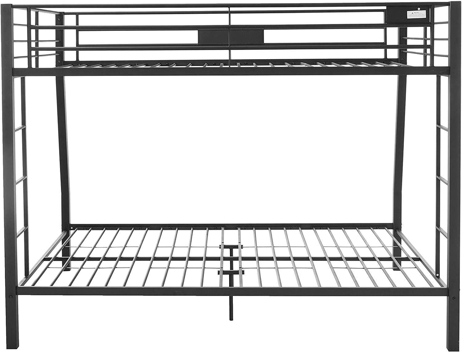 ACME Limbra Full XL over Queen Metal Bunk Bed - Sandy Black