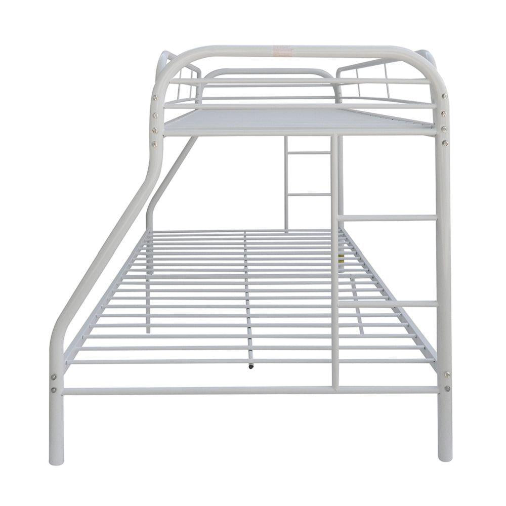 ACME Tritan Twin over Full Metal Bunk Bed - White image