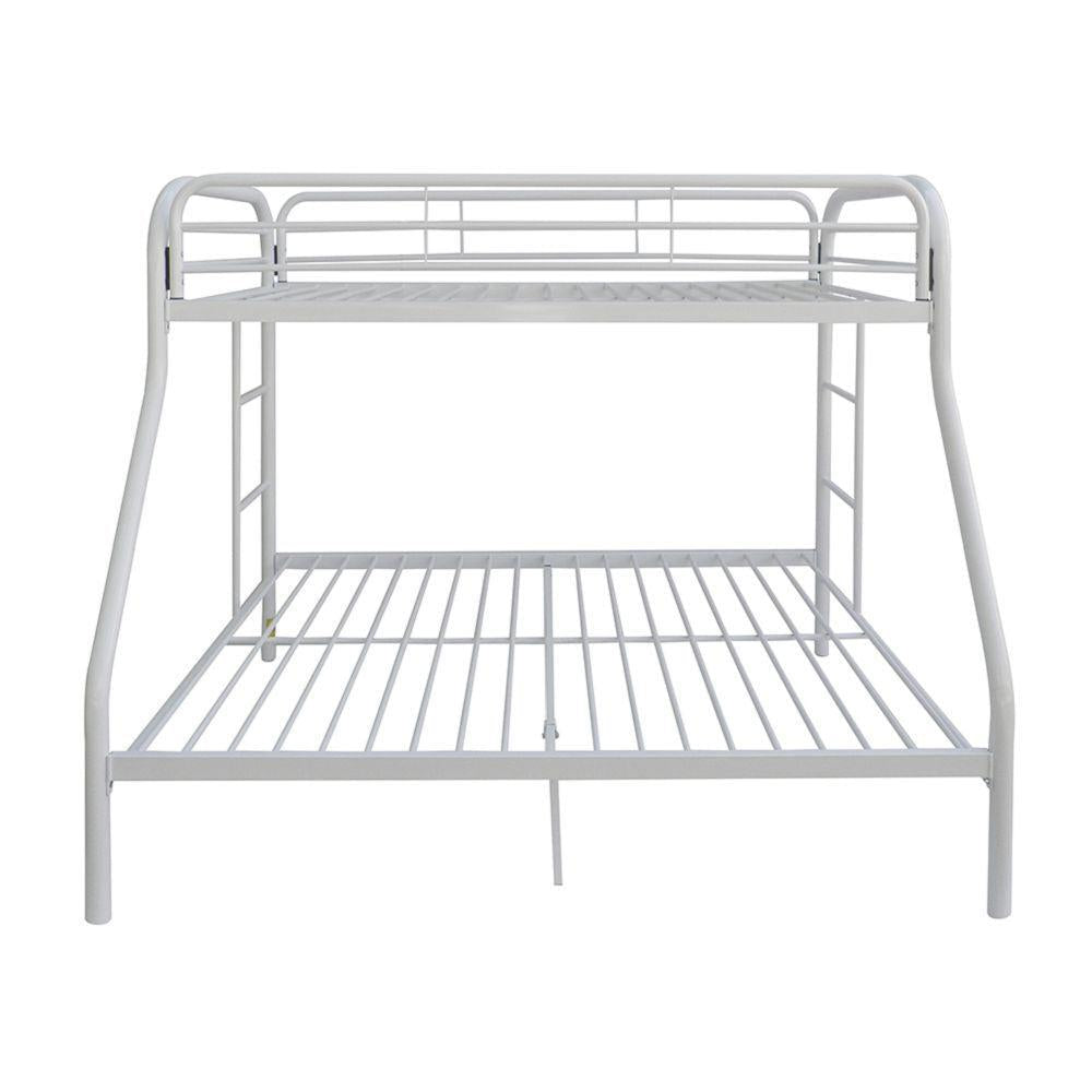 ACME Tritan Twin over Full Metal Bunk Bed - White