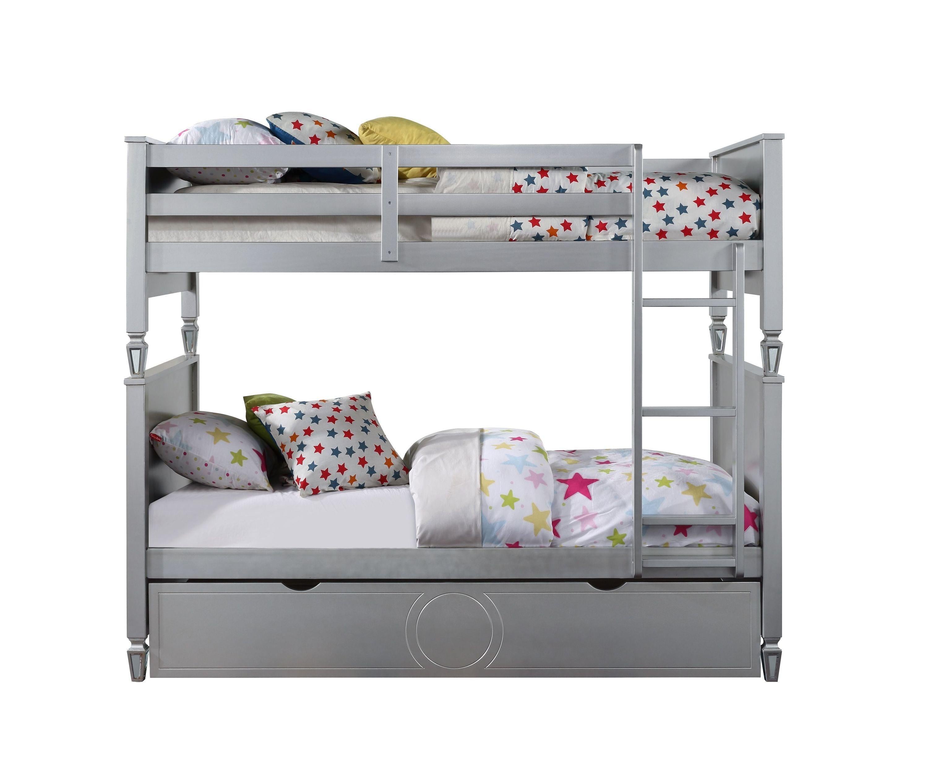 ACME Powell Twin over Twin Bunk Bed - Silver