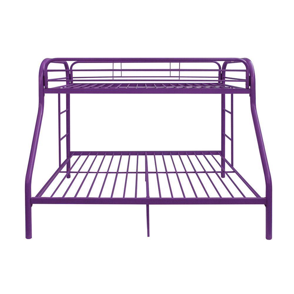 ACME Tritan Twin over Full Metal Bunk Bed - Purple