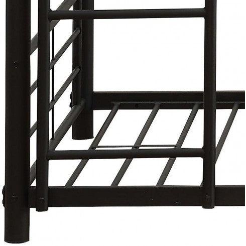 ACME Cairo Triple Twin Metal Bunk Bed - Sandy Black