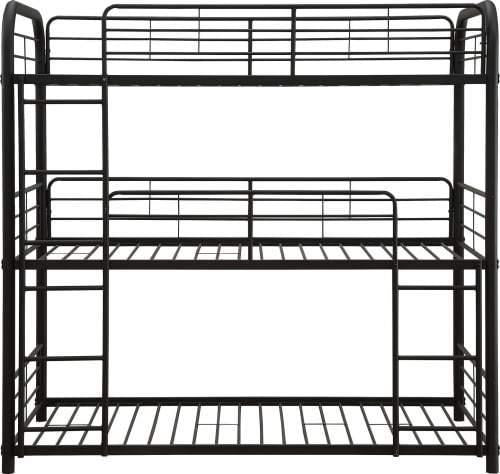 ACME Cairo Triple Twin Metal Bunk Bed - Sandy Black