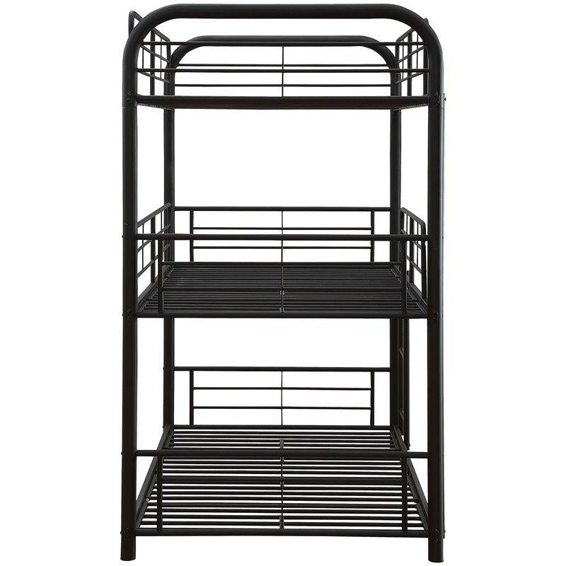 ACME Cairo Triple Twin Metal Bunk Bed - Sandy Black