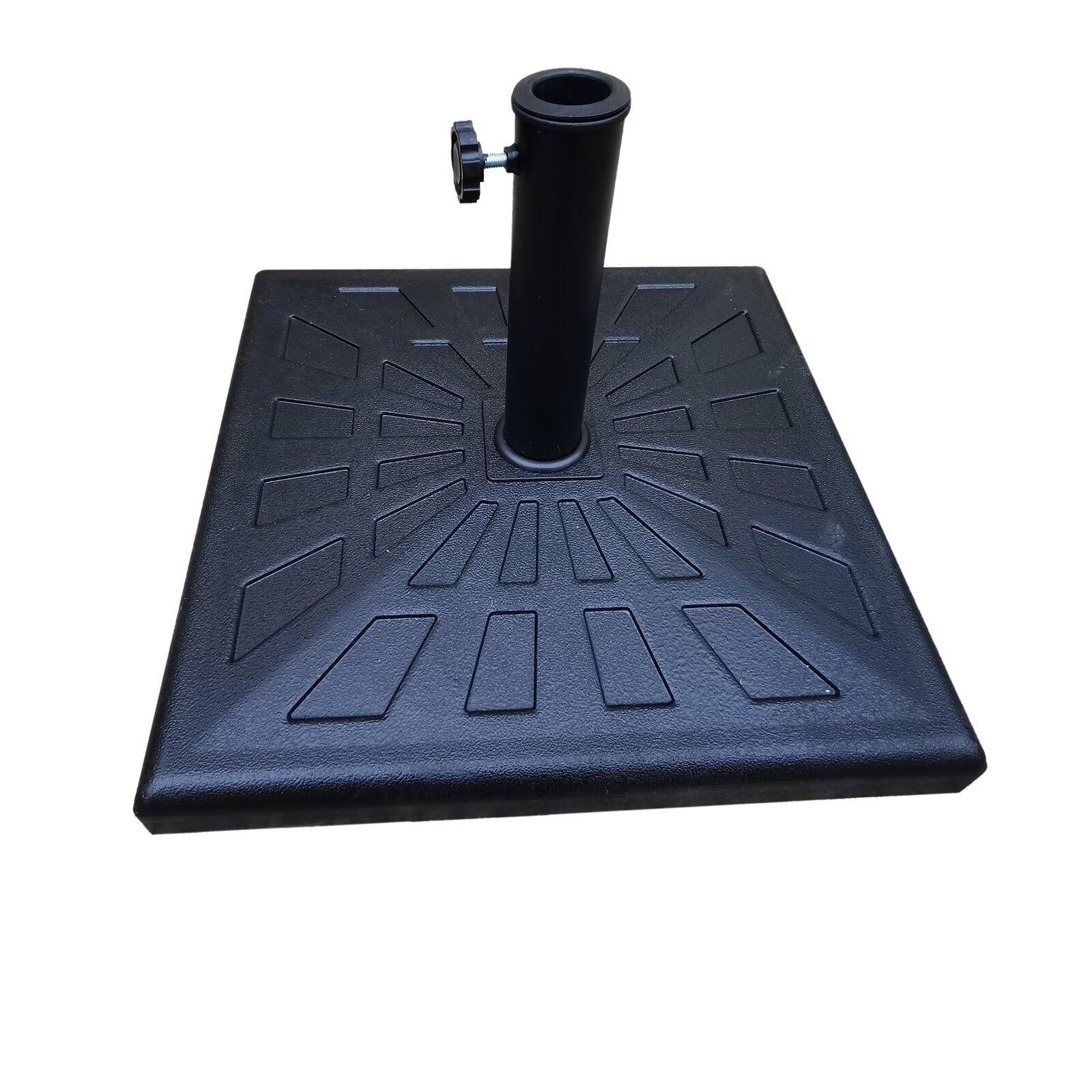 42 Pound Square Resin Umbrella Base image