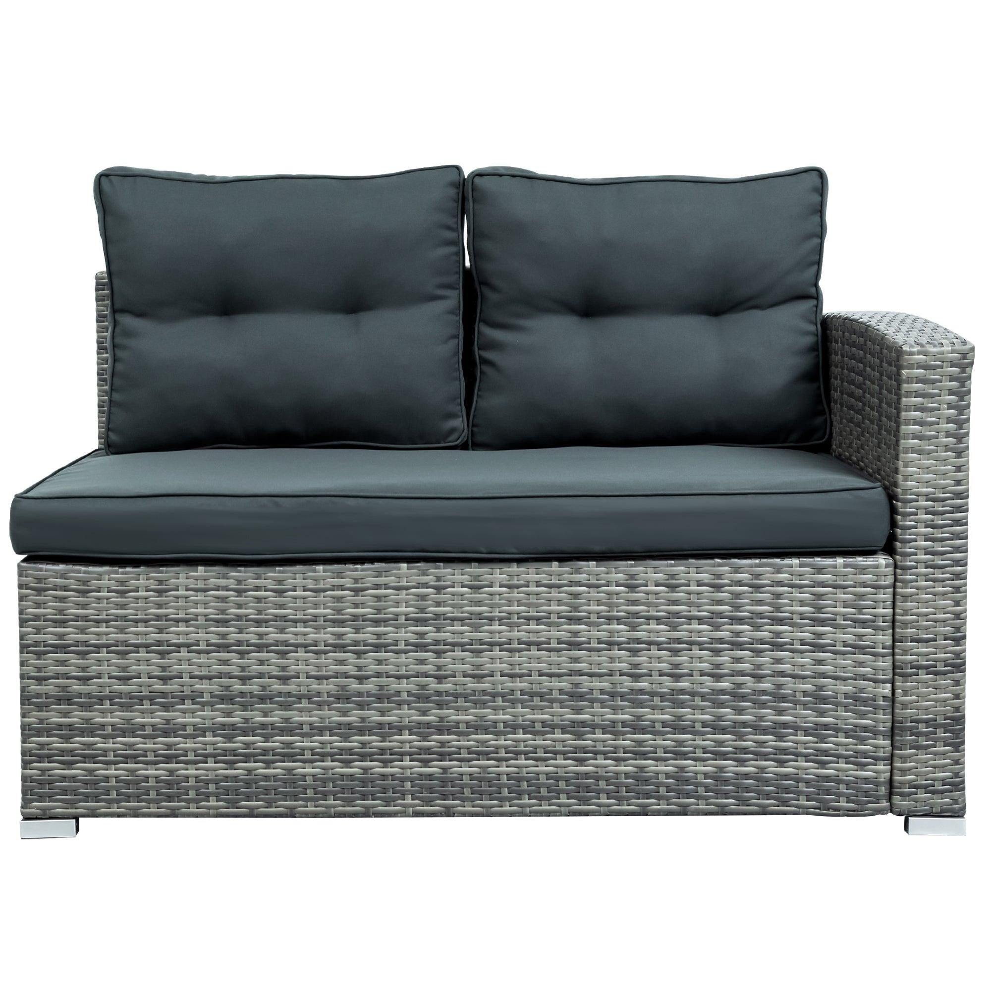 Outdoor Furniture Sofa Set with LargeStorage Box