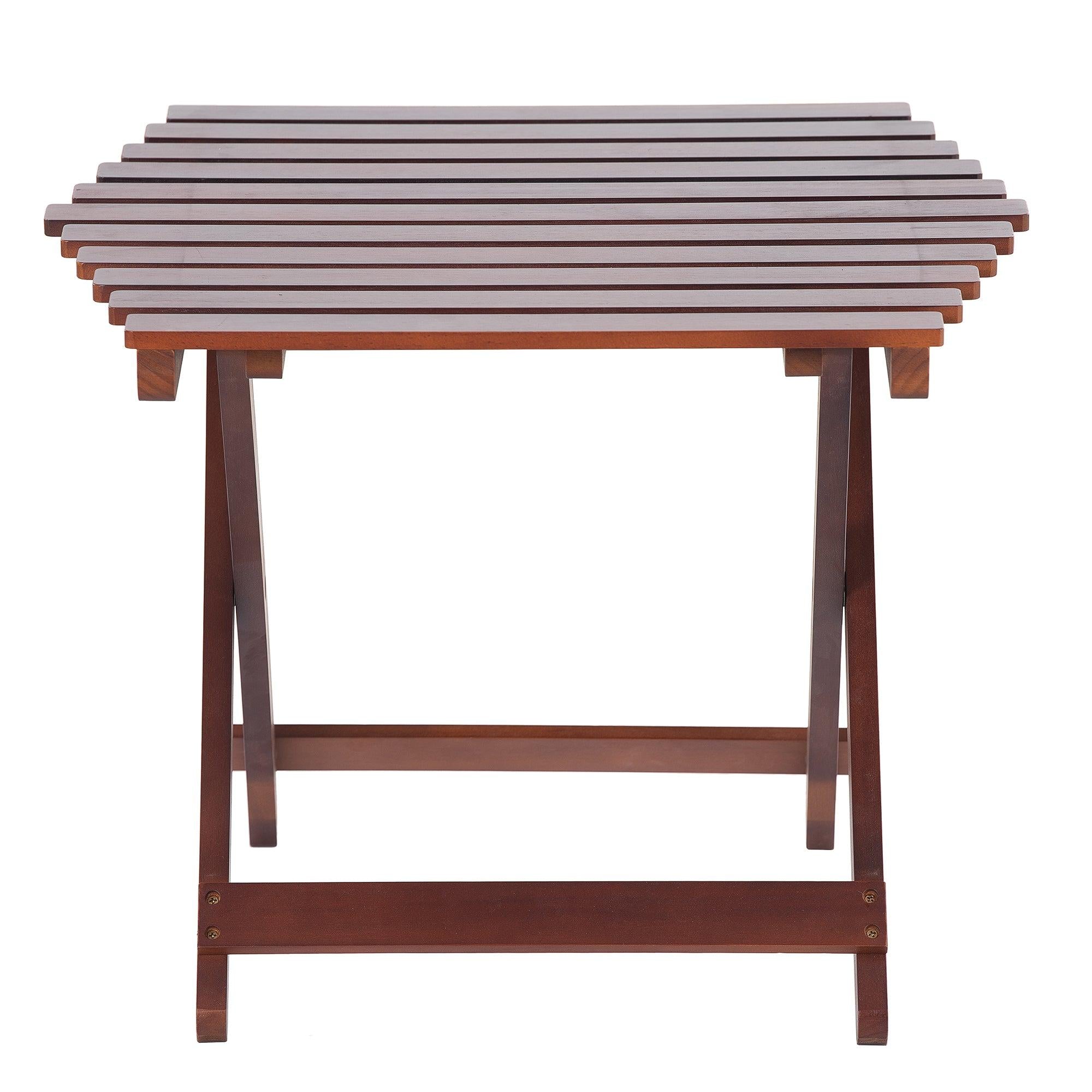 Folding Wooden Table with 50 LBS Weight Capacity