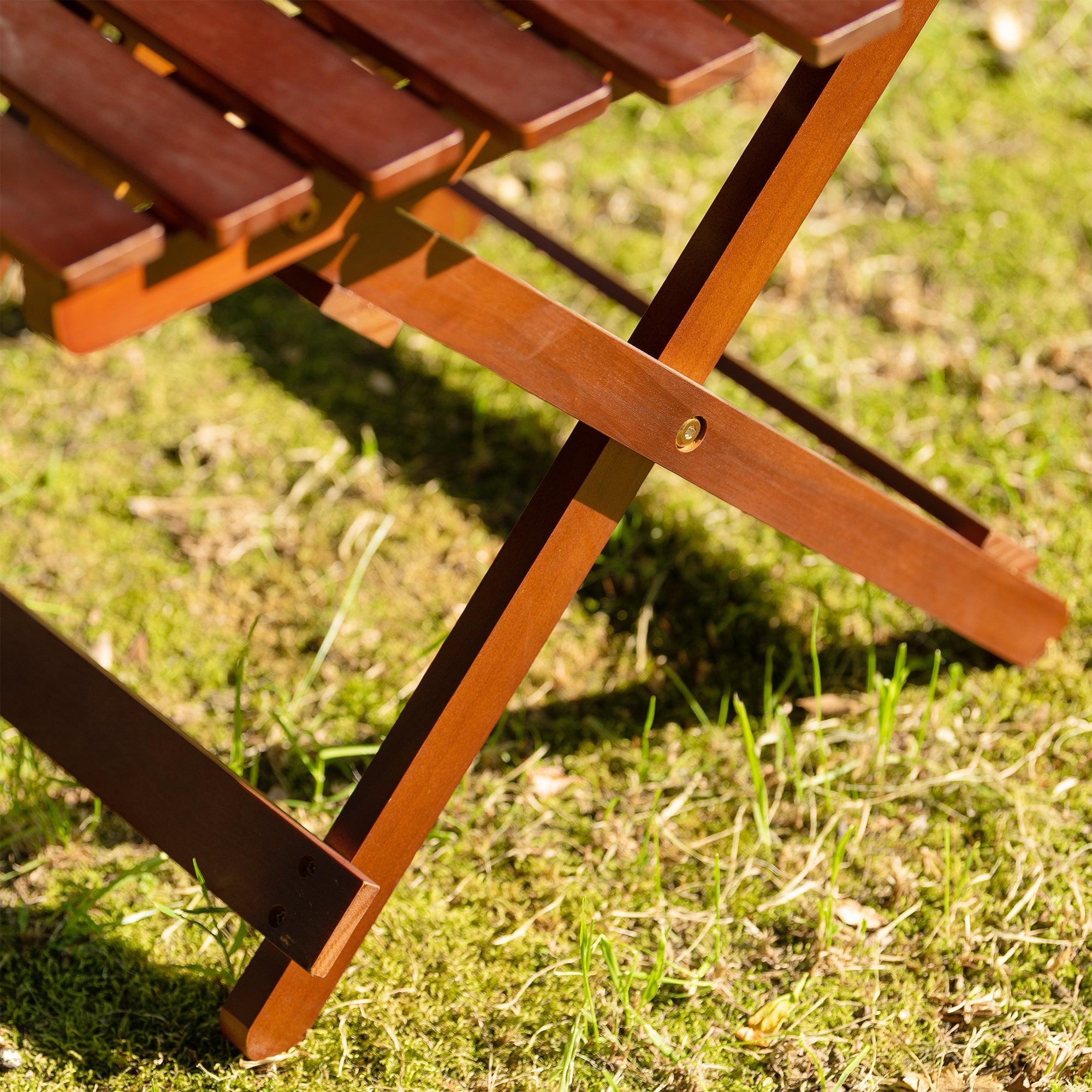 Folding Wooden Table with 50 LBS Weight Capacity