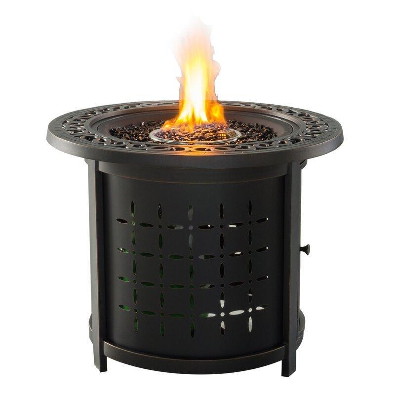 Aluminum Round Firepit Table image