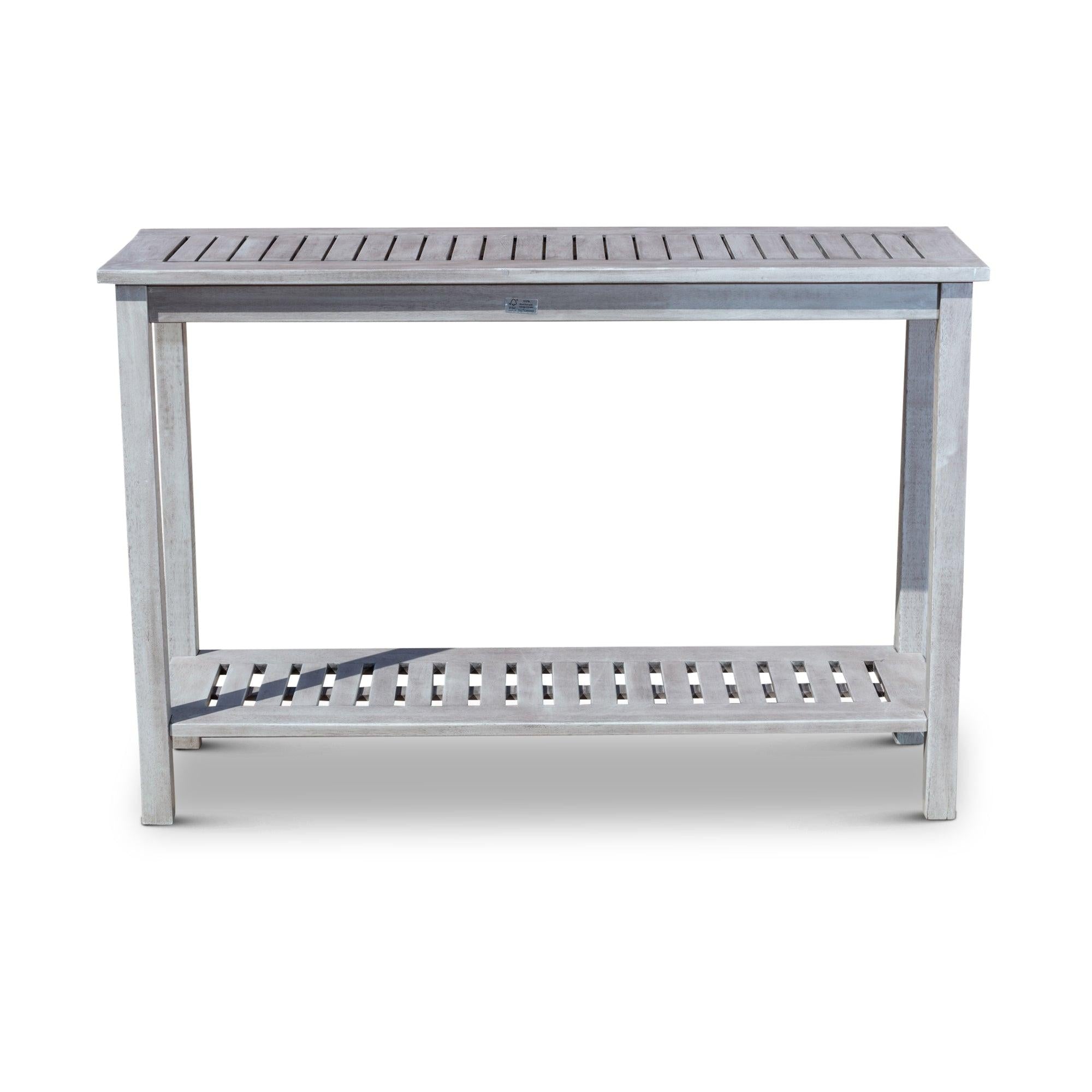 Eucalyptus Console Table -  Silver Gray