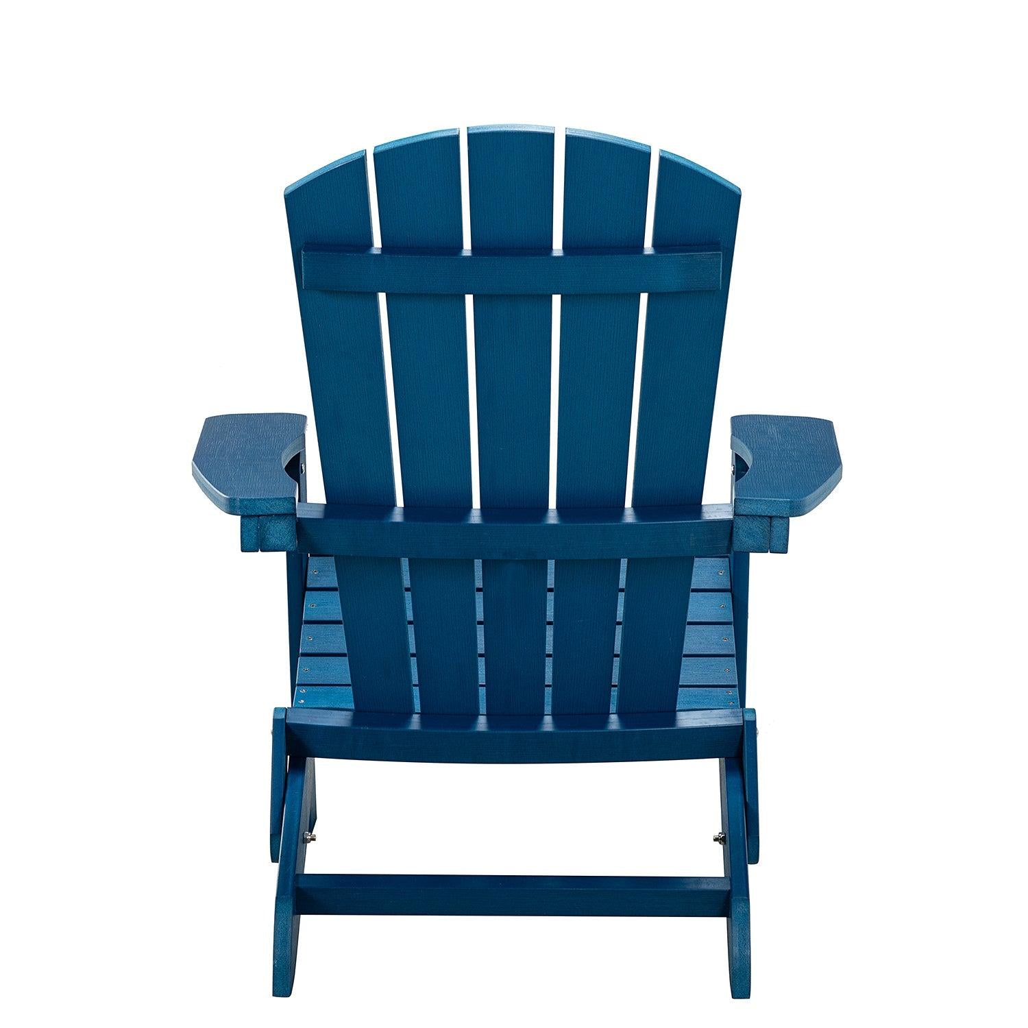 Plastic Folding Adirondack Chair - Blue