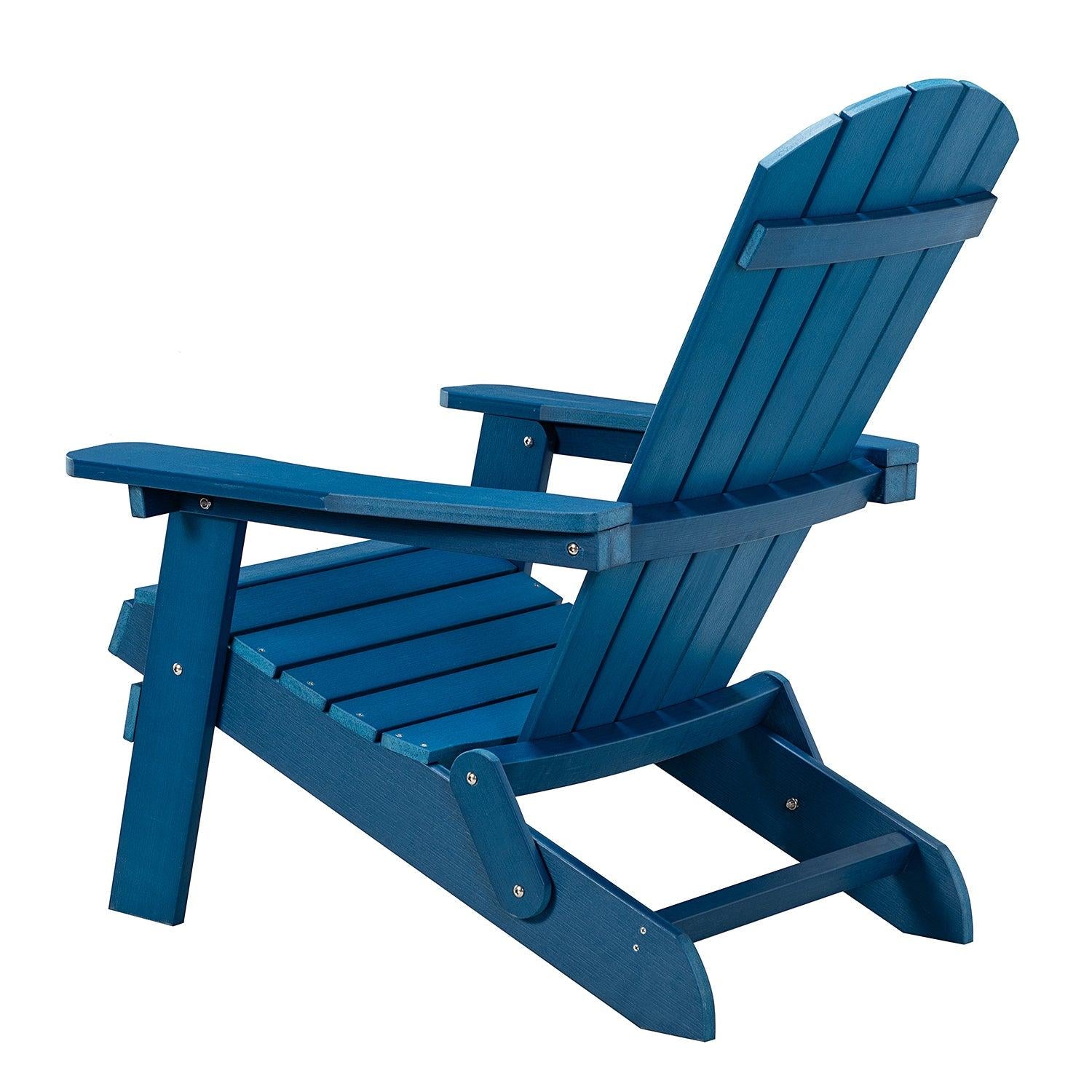 Plastic Folding Adirondack Chair - Blue