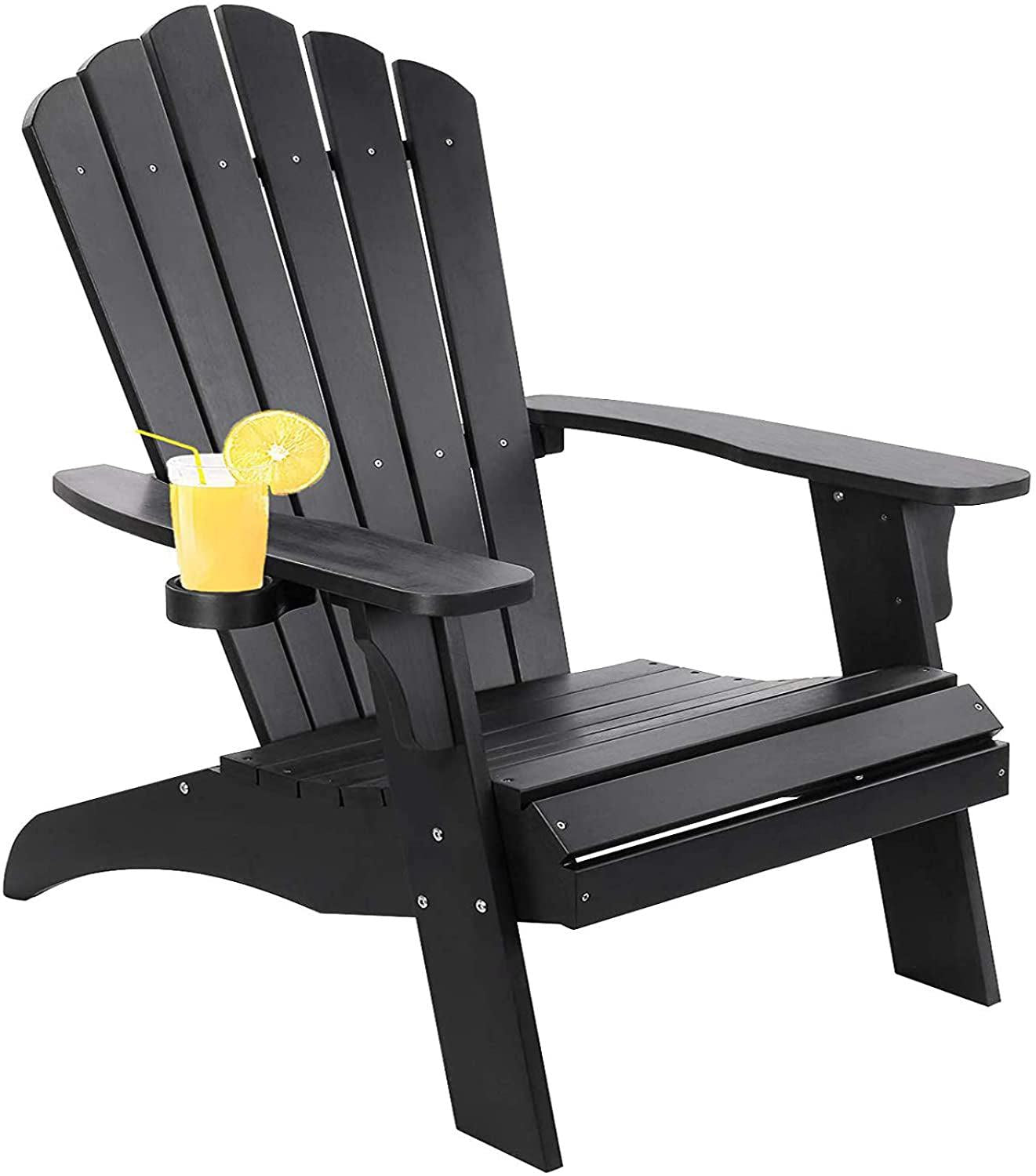 Polystyrene Adirondack Chair - Black image