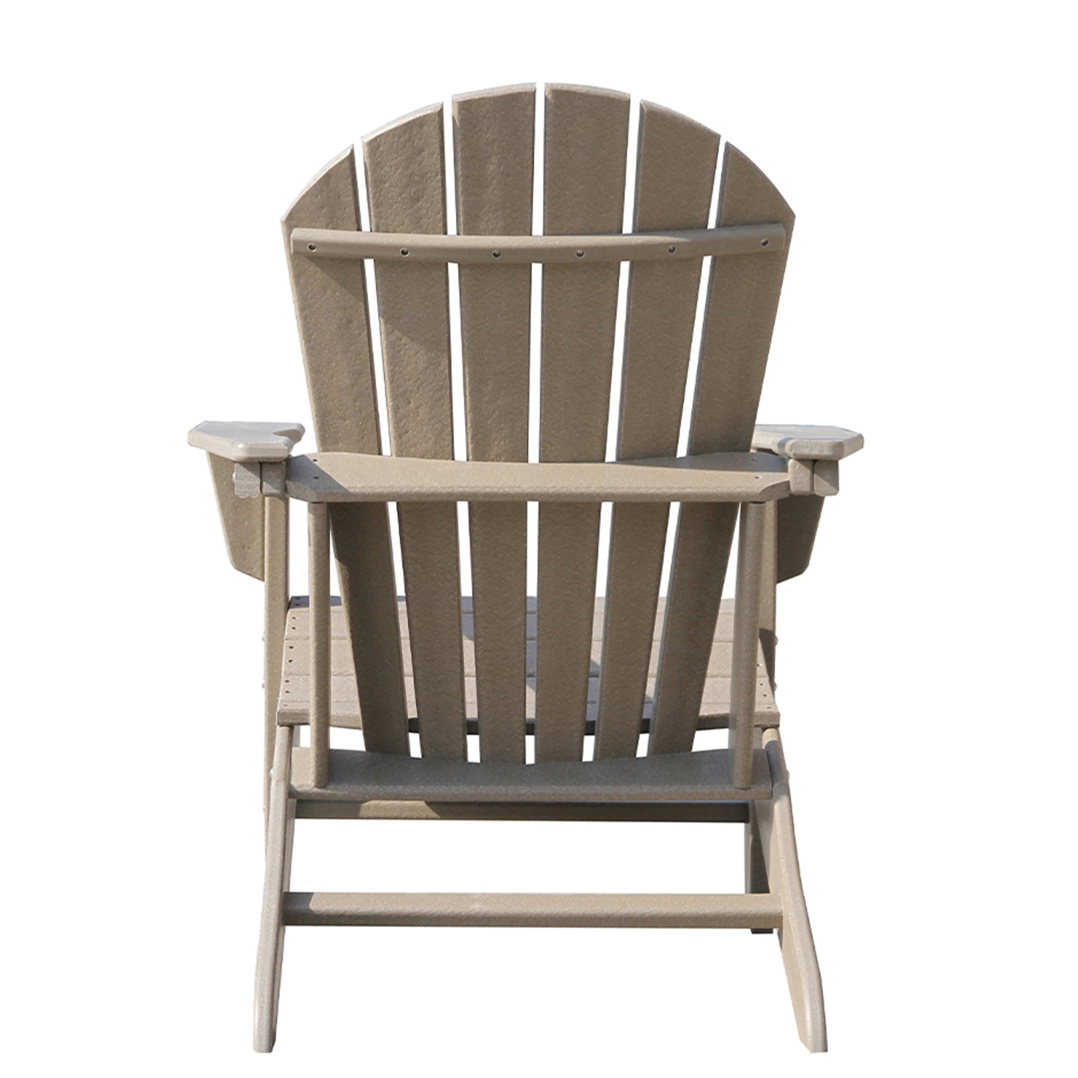 Weather Resistant Outdoor Adirondack Chair HDPE