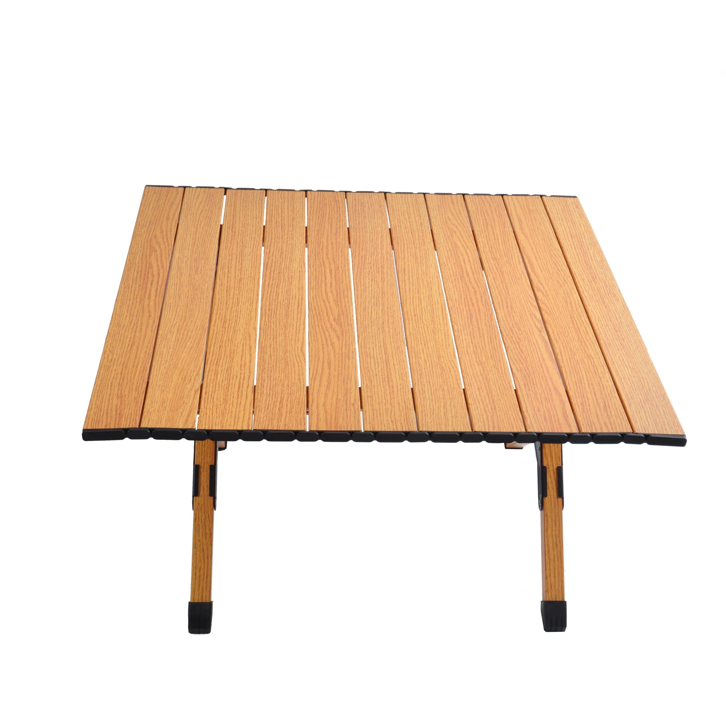 Portable Picnic Table With Solid Folding X-shaped Frame