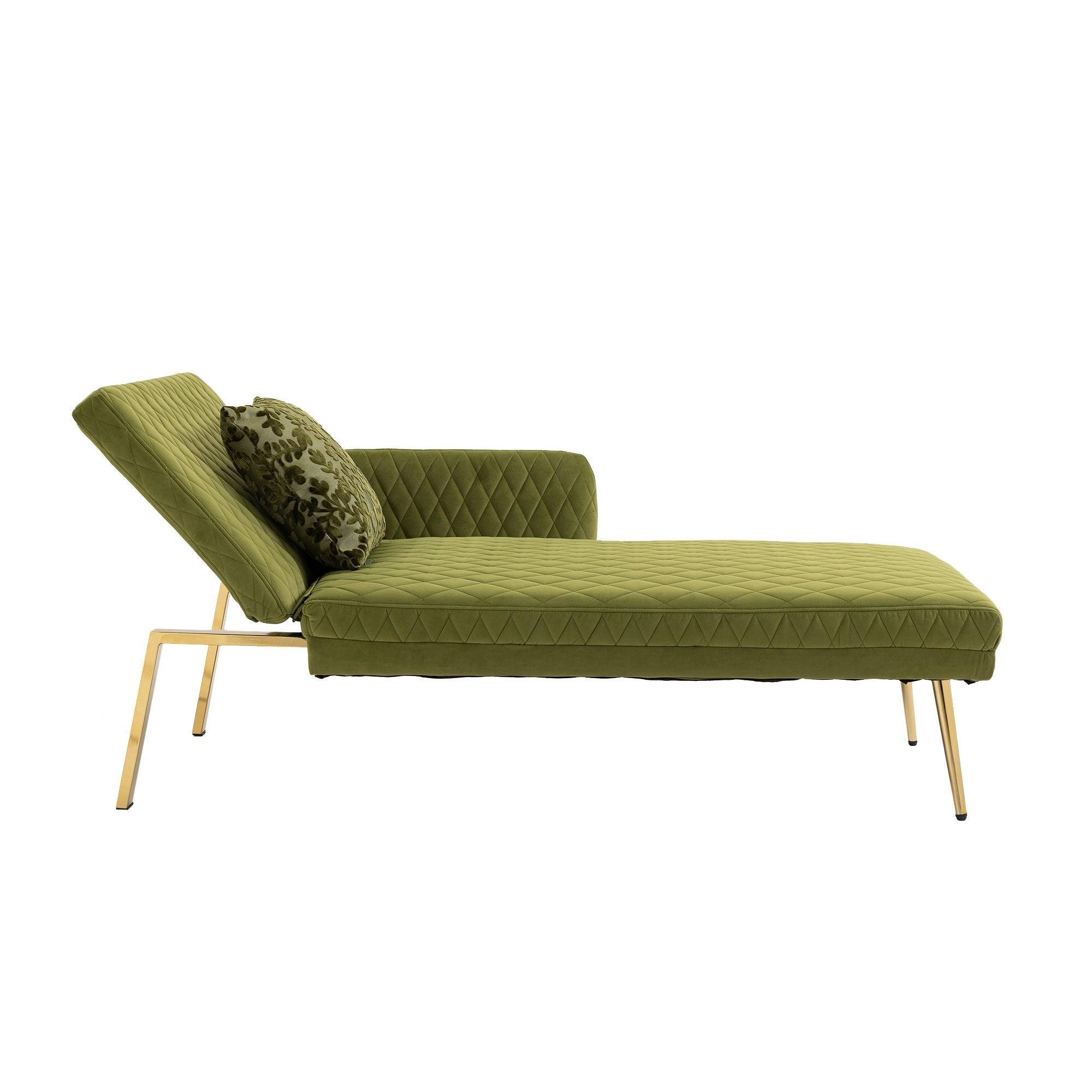 Velvet  Sofa , Accent sofa .loveseat sofa with metal feet