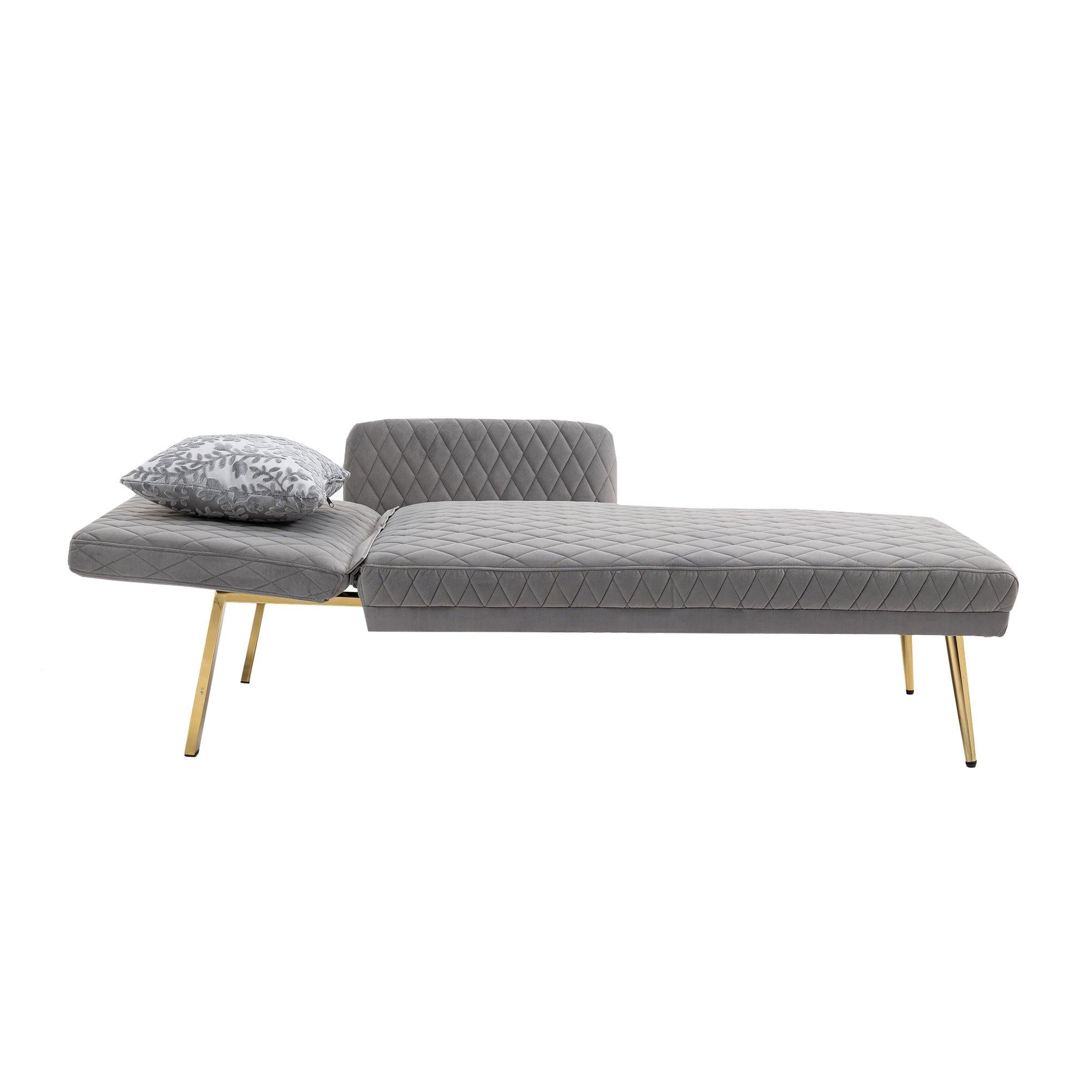 Velvet  Sofa , Accent sofa .loveseat sofa with metal feet