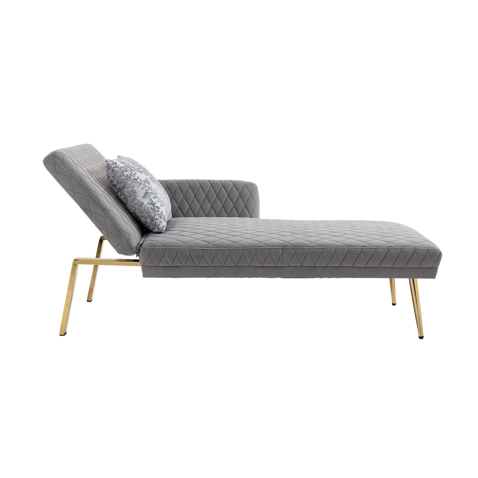 Velvet  Sofa , Accent sofa .loveseat sofa with metal feet